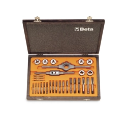 vendita online Serie di 30 maschi e filiere in cassetta art.446/c30 Utensileria meccanica Beta